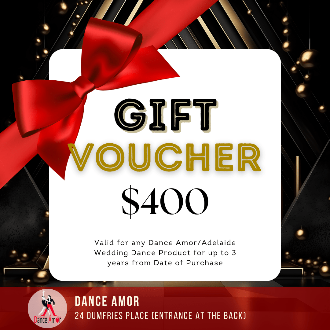 Gift Card | Giving the Gift of Dance - Amor Dance Studio | Adelaide - Wedding & Social