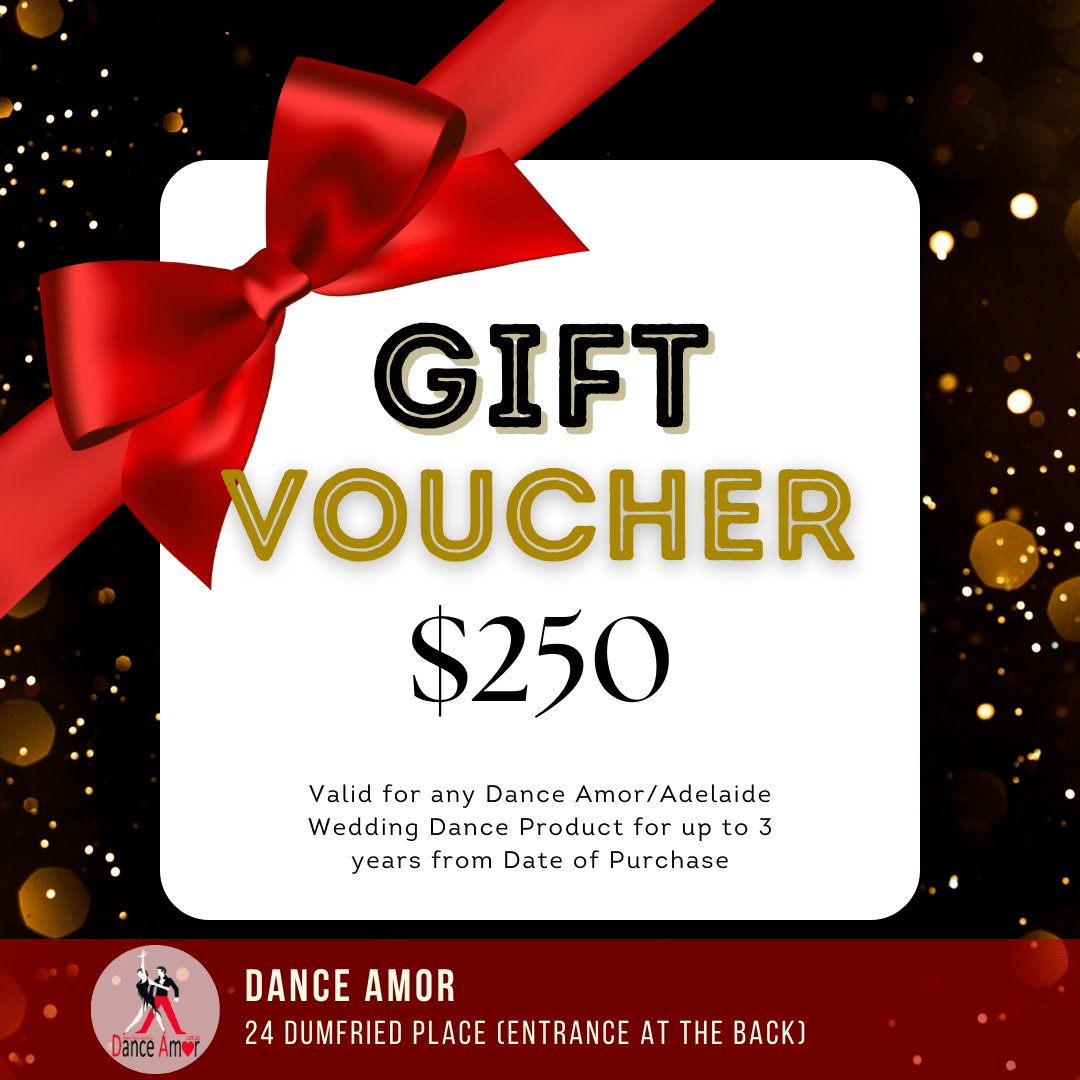 Gift Card | Giving the Gift of Dance - Amor Dance Studio | Adelaide - Wedding & Social