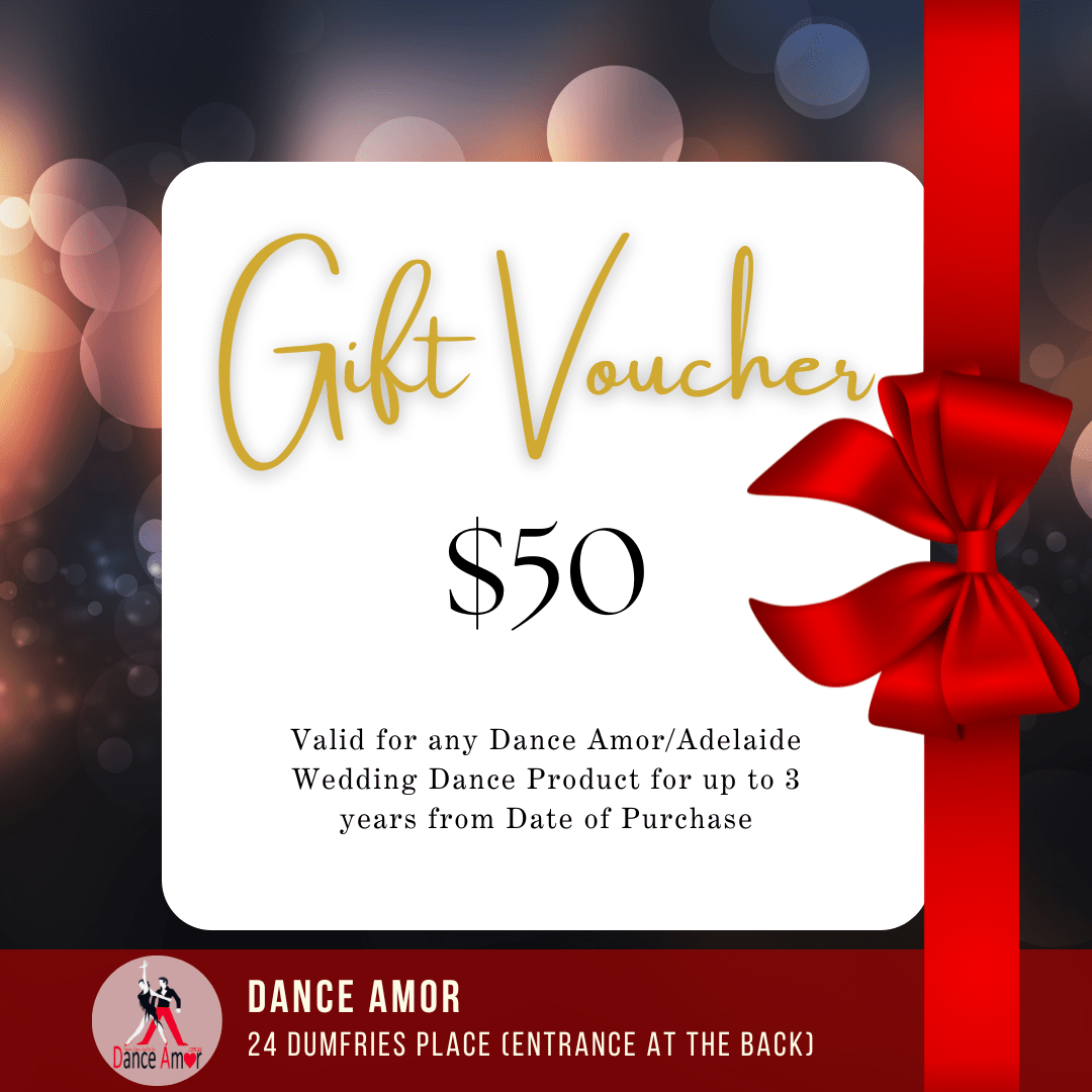 Gift Card | Giving the Gift of Dance - Amor Dance Studio | Adelaide - Wedding & Social