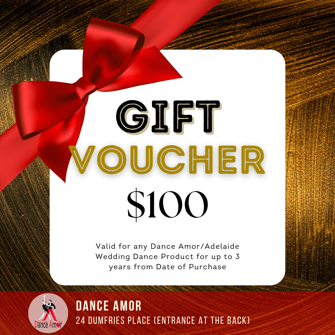 Gift Card | Giving the Gift of Dance - Amor Dance Studio | Adelaide - Wedding & Social