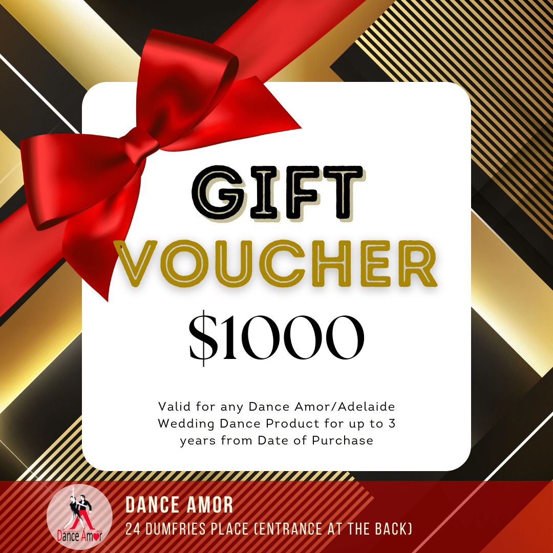 Gift Card | Giving the Gift of Dance - Amor Dance Studio | Adelaide - Wedding & Social