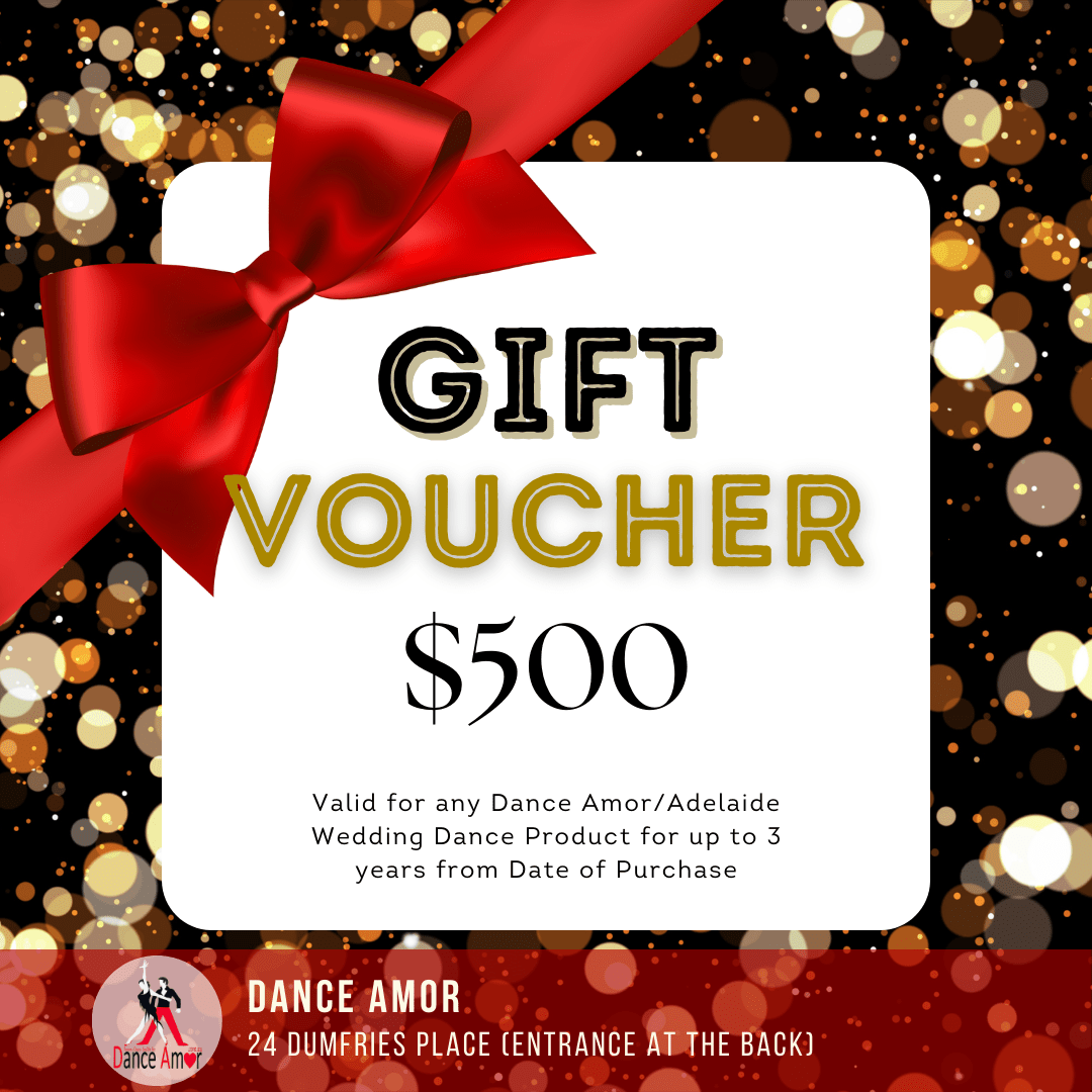 Gift Card | Giving the Gift of Dance - Amor Dance Studio | Adelaide - Wedding & Social