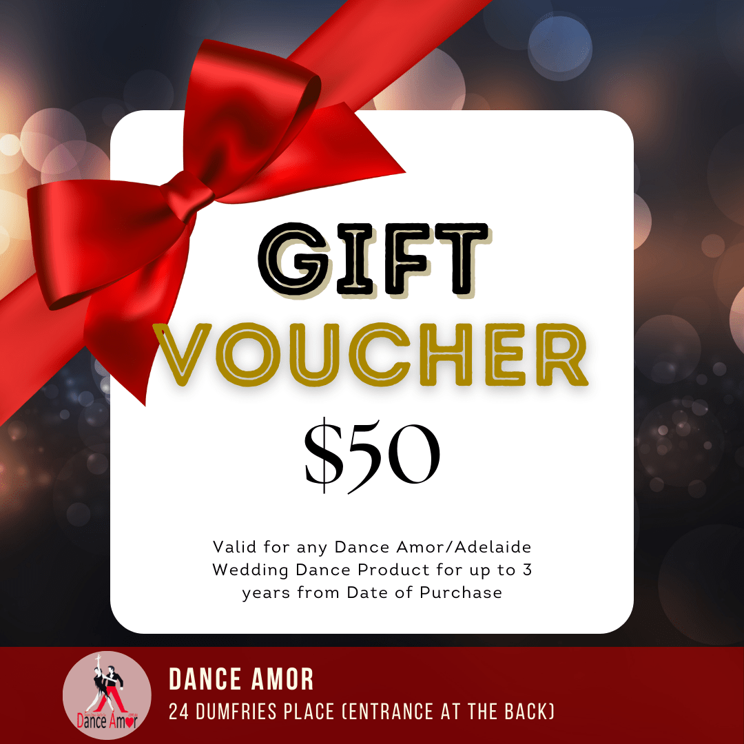 Gift Card | Giving the Gift of Dance - Amor Dance Studio | Adelaide - Wedding & Social