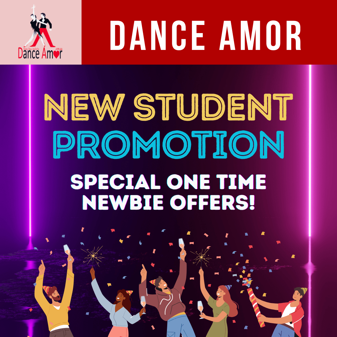 New Student Promotion | Special One Time Offers - Amor Dance Studio | Adelaide - Wedding & Social