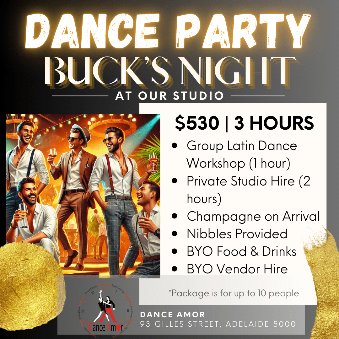 Party Packages | Hen Night & Buck Party - Amor Dance Studio | Adelaide - Wedding & Social