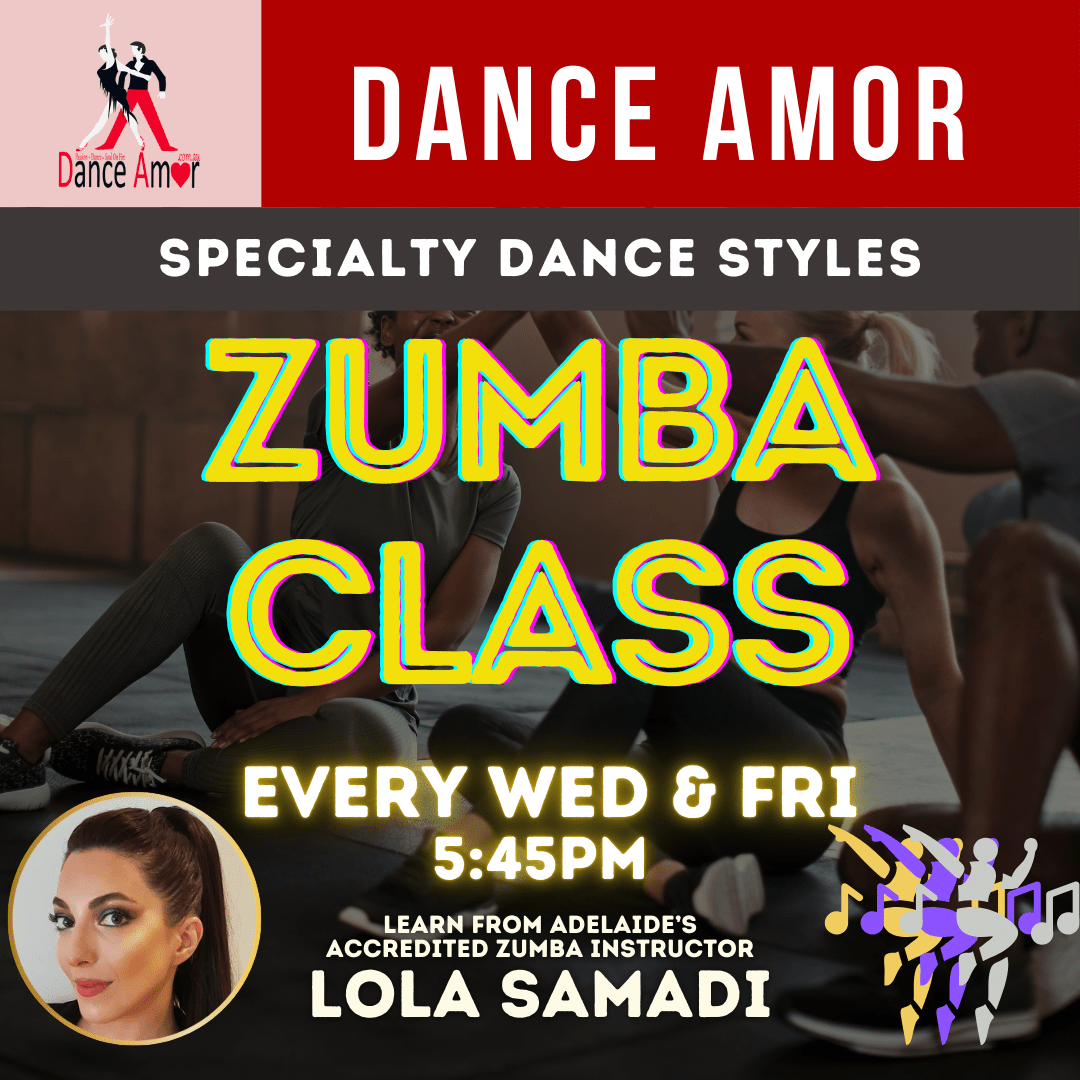 Zumba Class | Dance, Fitness, Fun - Amor Dance Studio | Adelaide - Wedding & Social